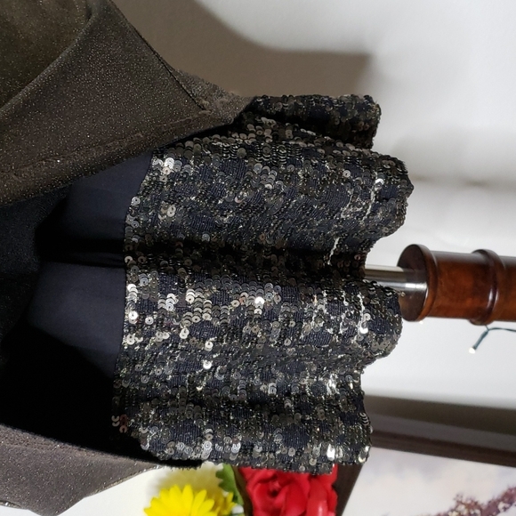 NEW Alice & Olivia Estelle Dress Gold Metallic Cocktail Luxury Lame Celeb Style - Picture 9 of 14